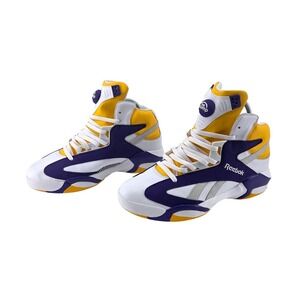 Reebok Shaq Attaq x Sneaker Politics Alma Mater Basketball Shoes LSU Mens 14